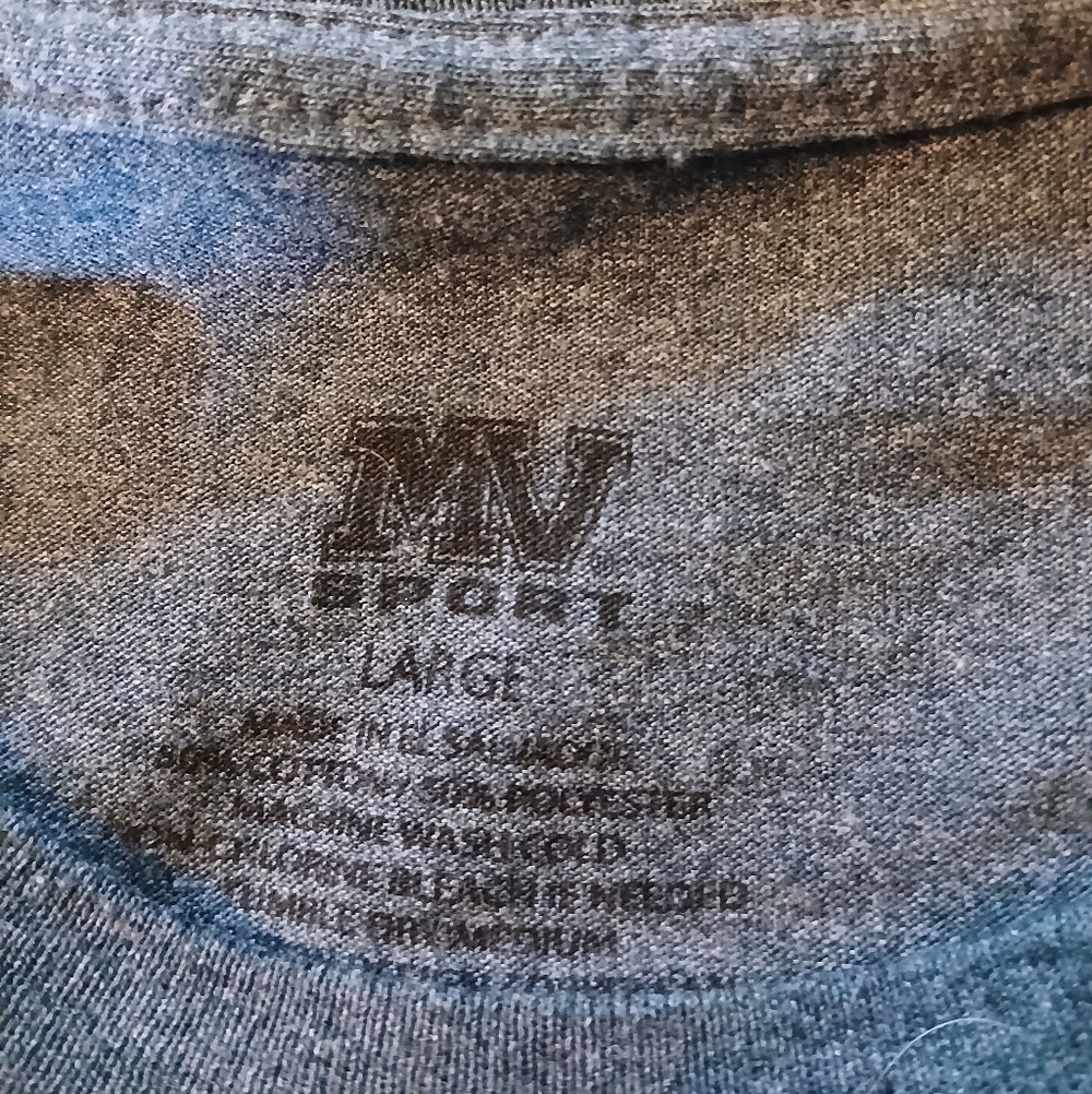 MV Sport Dark Gray USMC Short Sleeve Tee - Picture 3 of 3